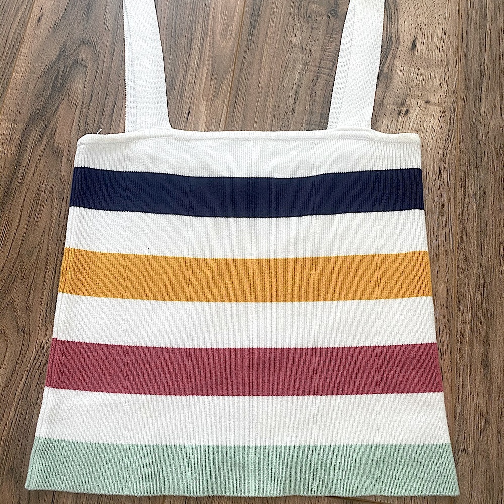 Colorful, striped tank top
